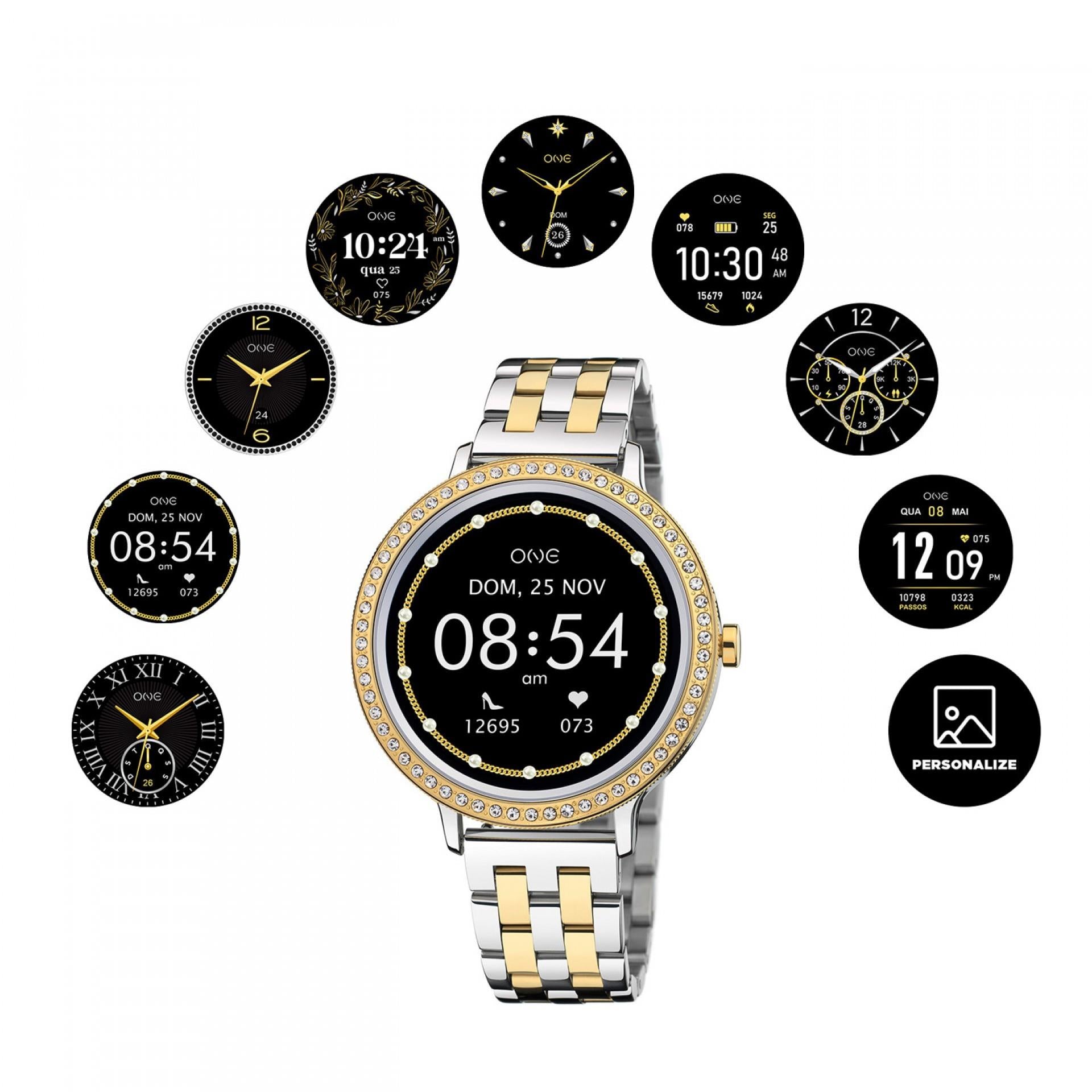 Smartwatch Box One Senhora GlamCall Bicolor - Ana Joalheiros