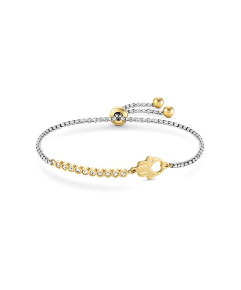 Pulseira Nomination Dourada Milleluci Mão de Fátima – Aço