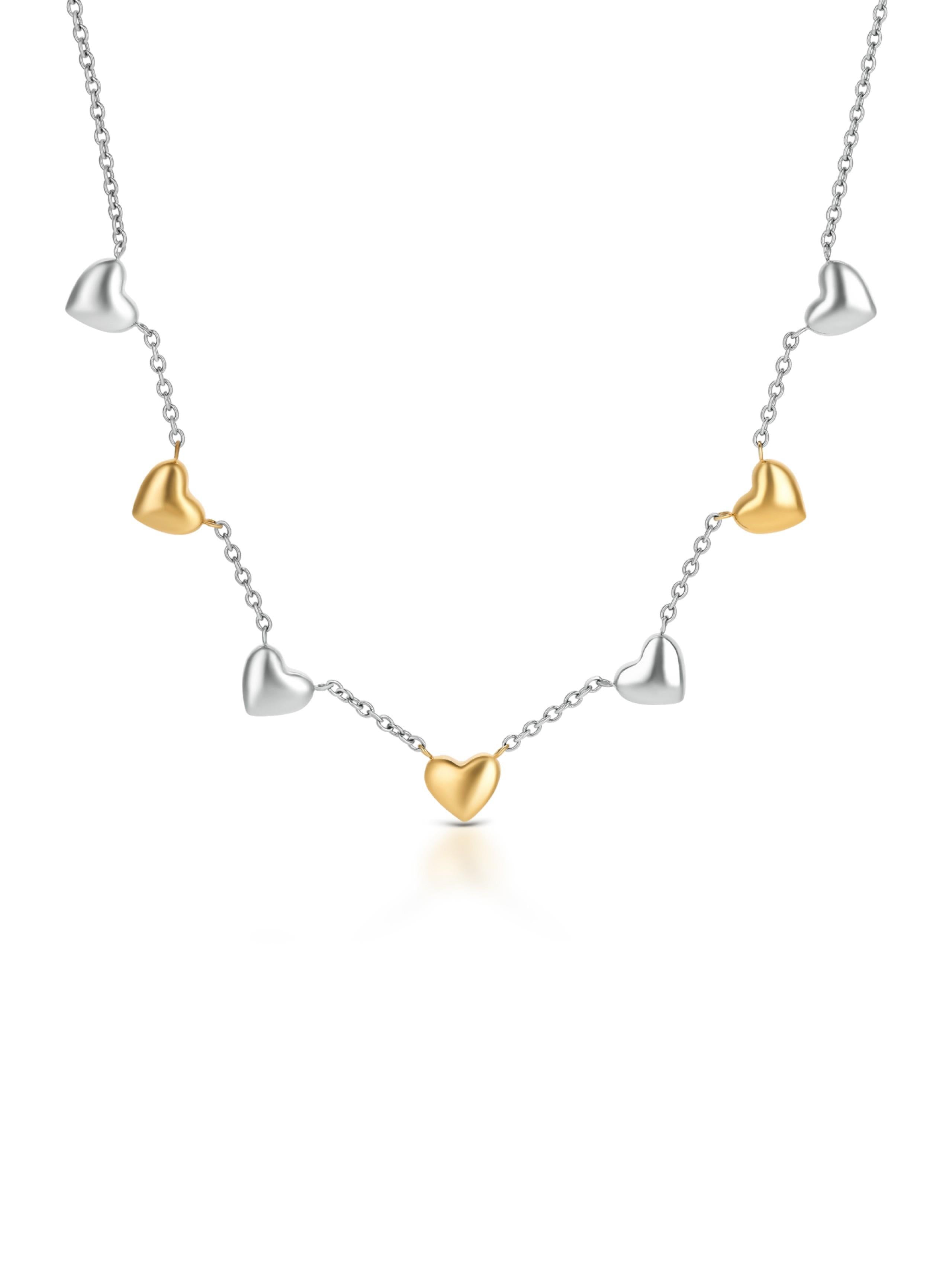 Colar One Senhora Crazy Heart Embrace Bicolor - Ana Joalheiros