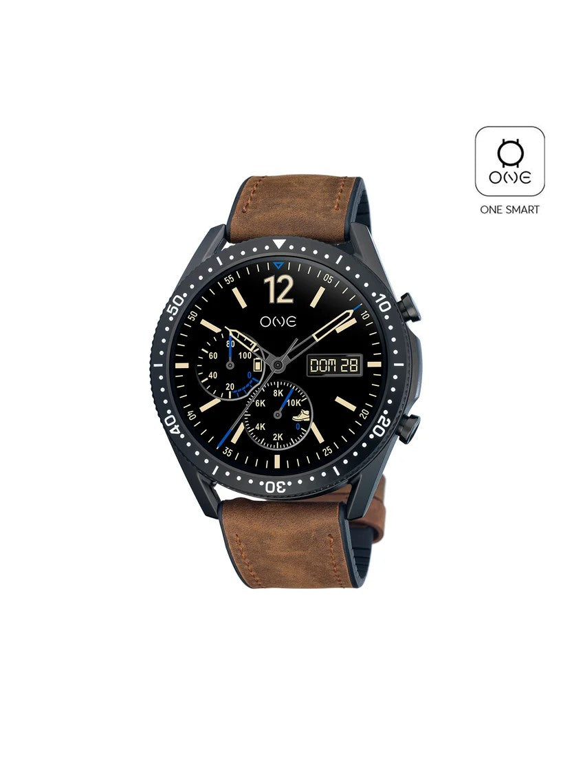 Smartwatch One Men Core Brown Leather