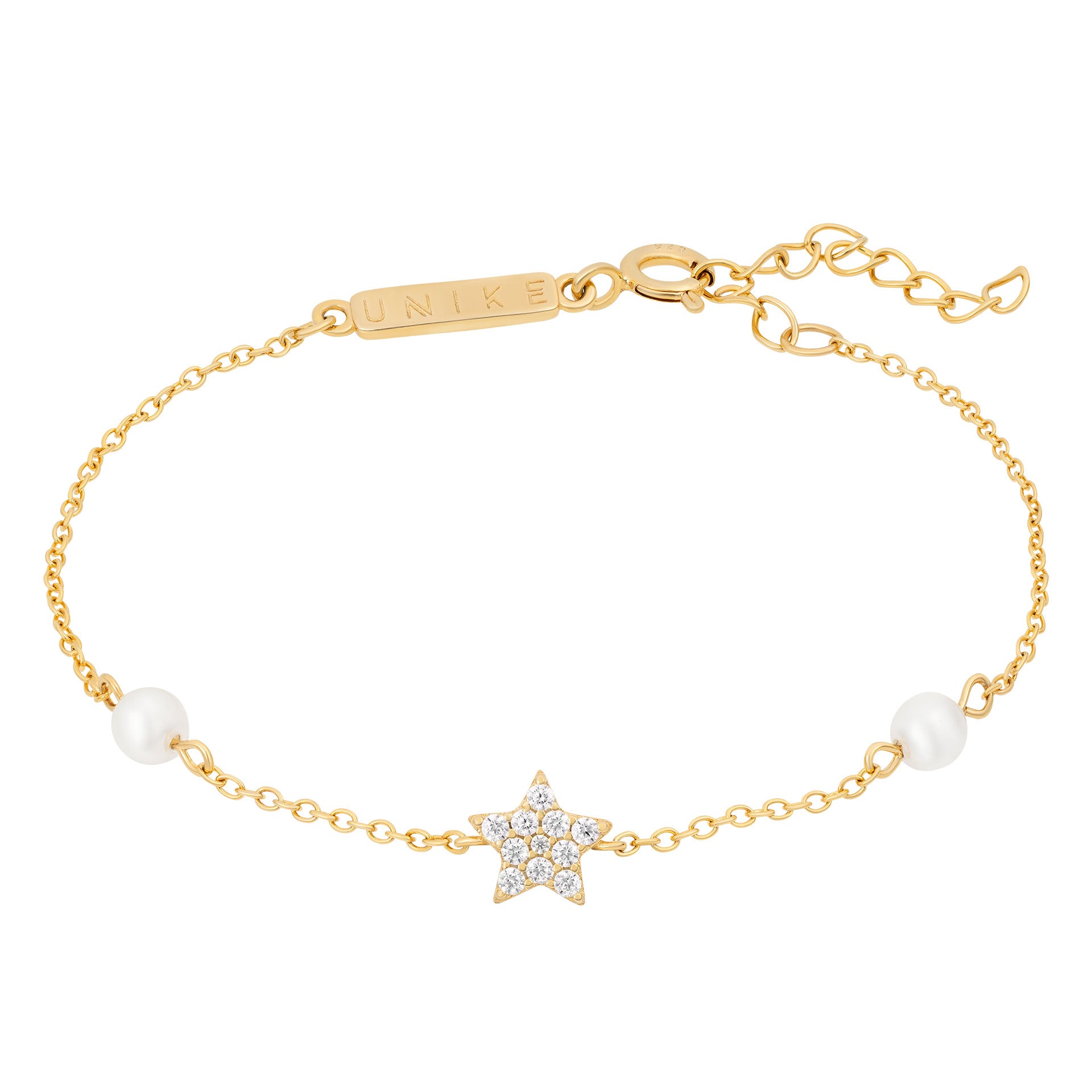 Pulseira Unike Matchy Estrela & Pérolas