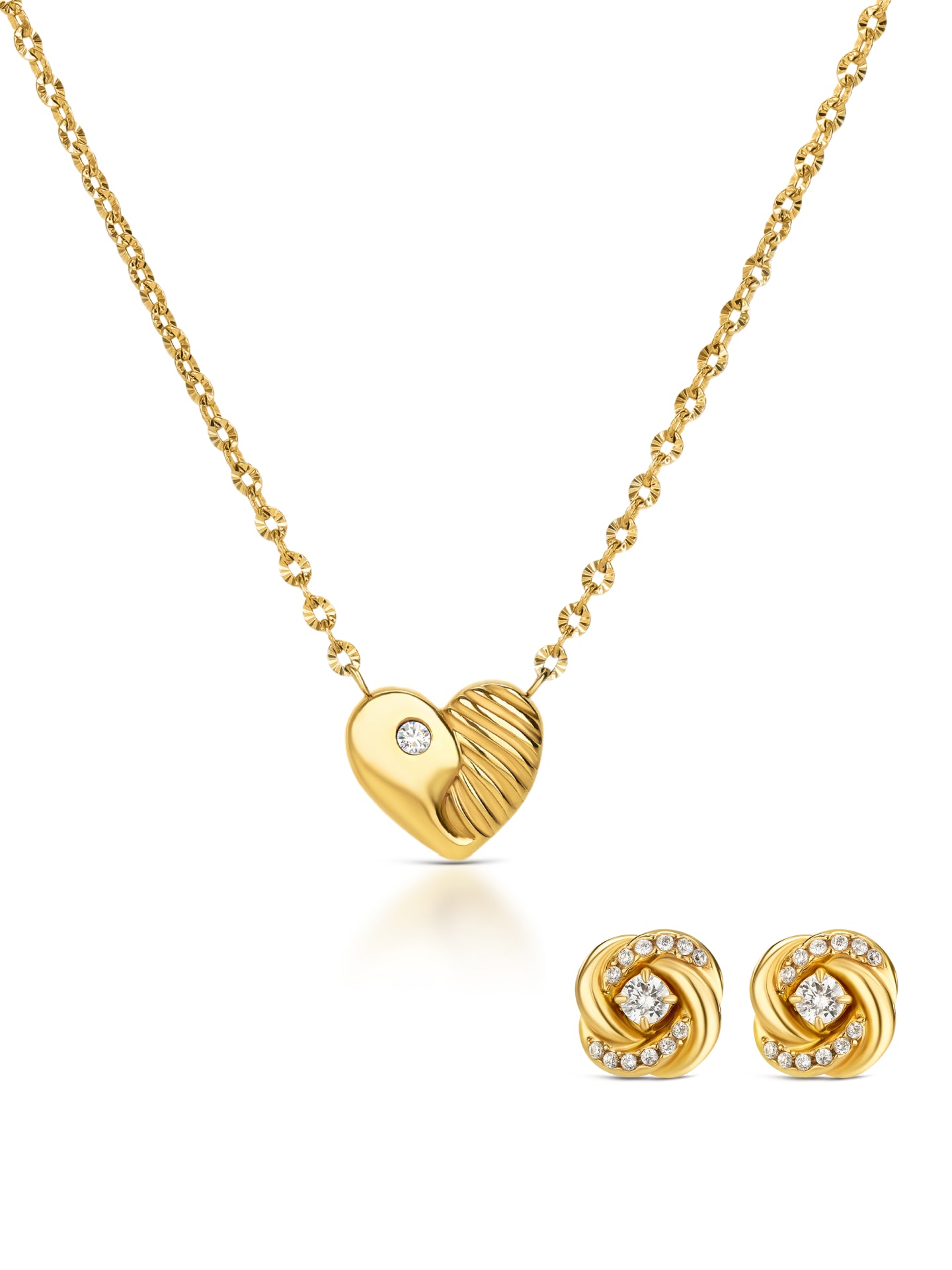 Set Colar & Brincos One Eternal Gold