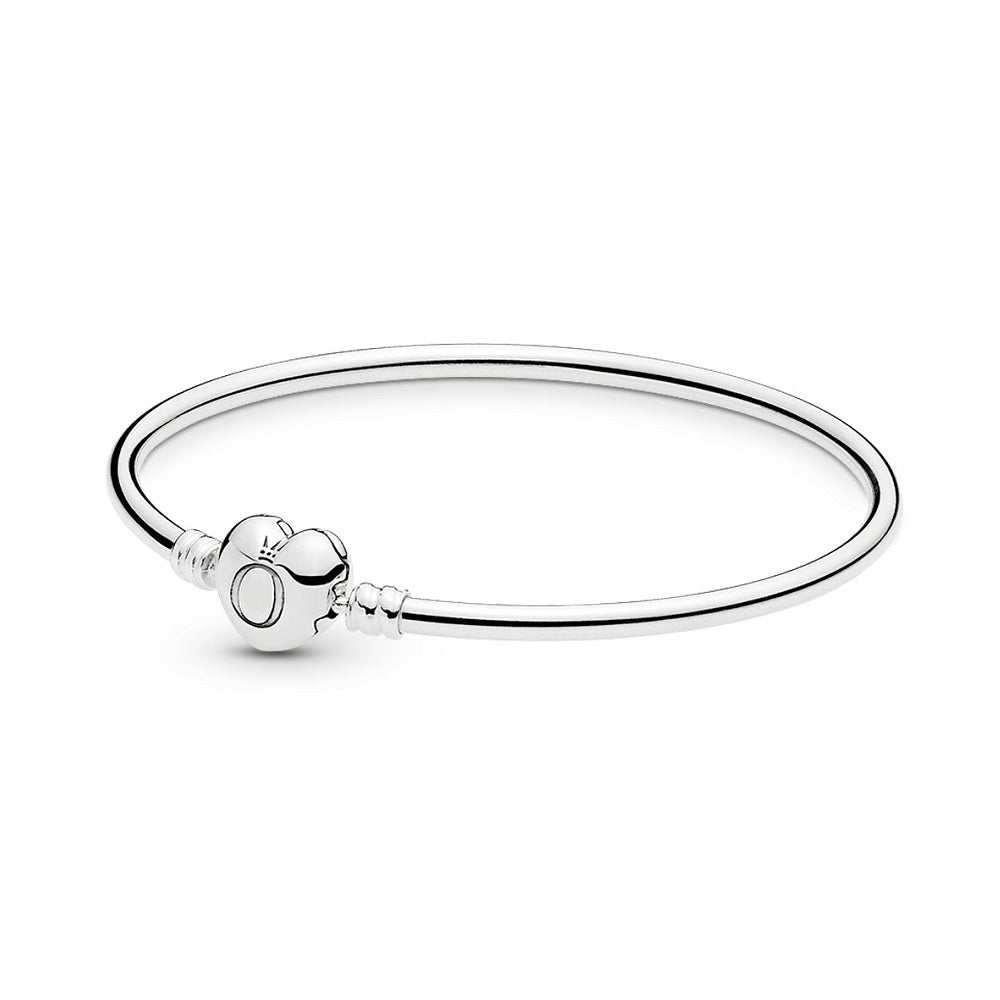 Pulseira Pandora fecho em forma de coração