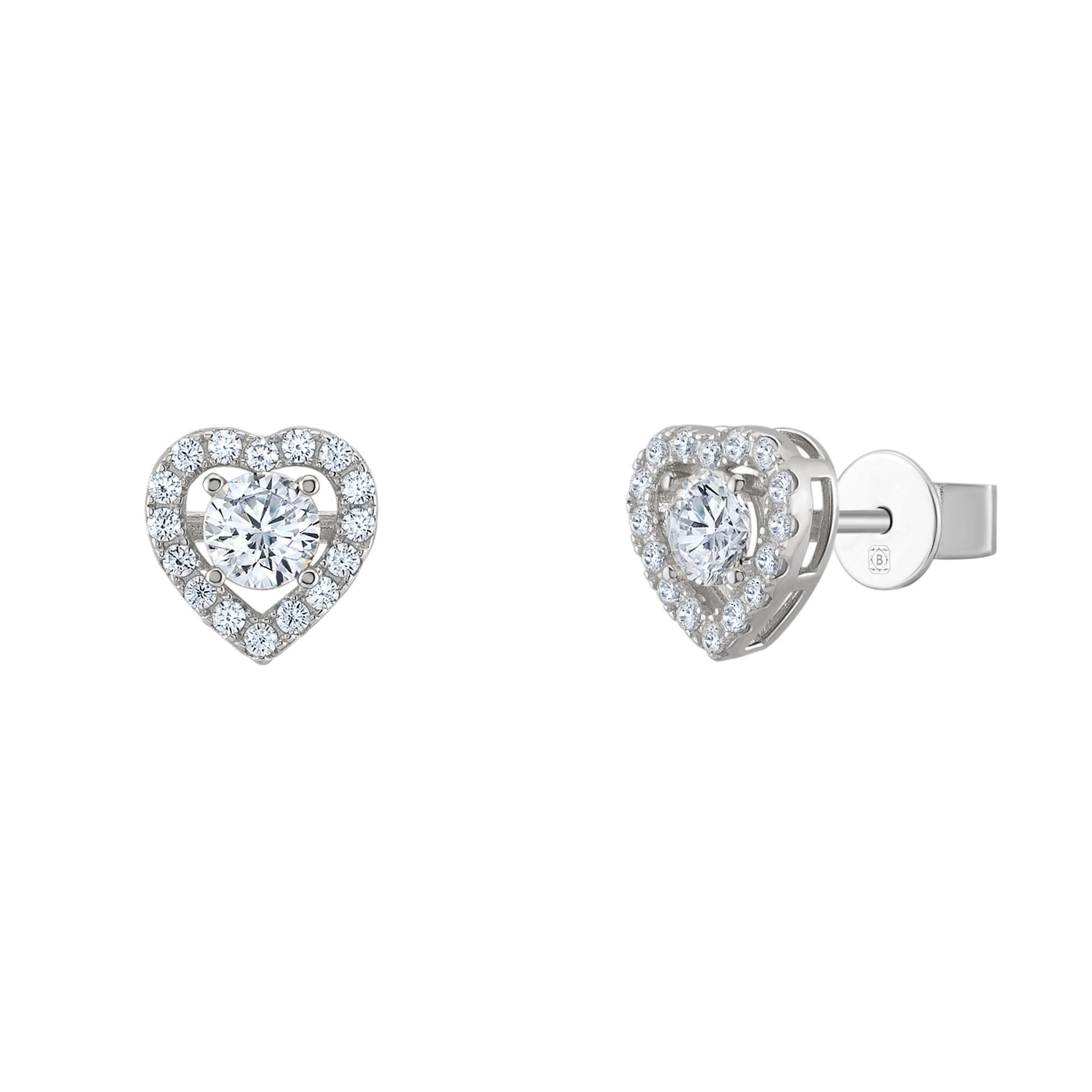 Brincos Unike Solitaire HEart - Ana Joalheiros