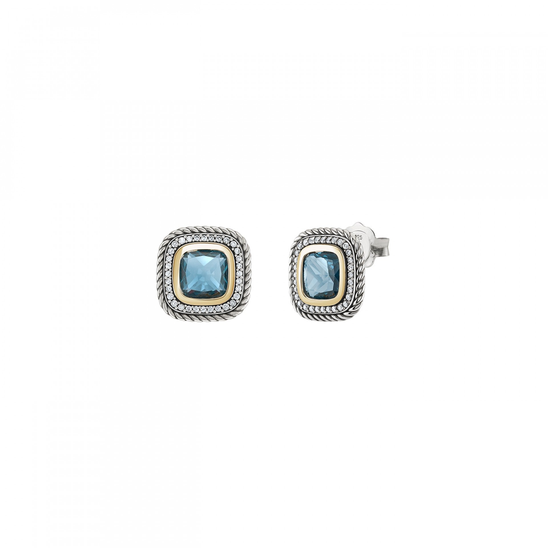TORNILHOS TASHI LONDON BLUE - Ana Joalheiros