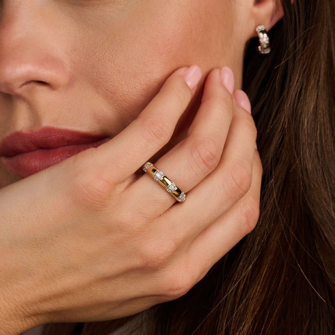 Anel Tisento Vintage Zirconia