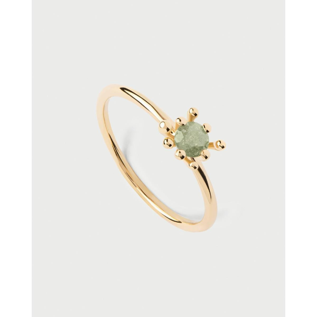 PDPAOLA Anel Green Fleur - Ana Joalheiros