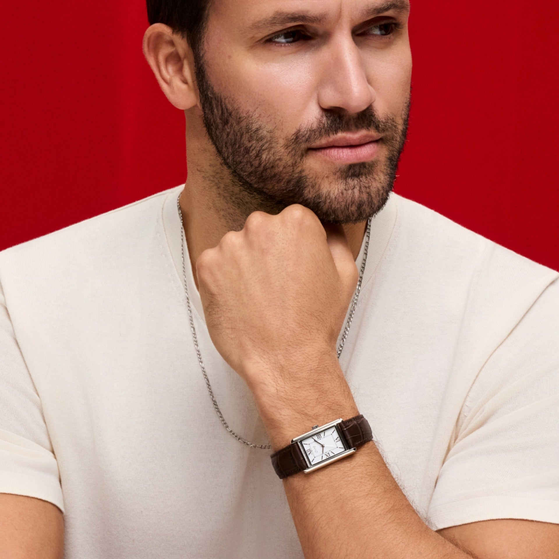 Relógio One Homem Rainier Brown Leather