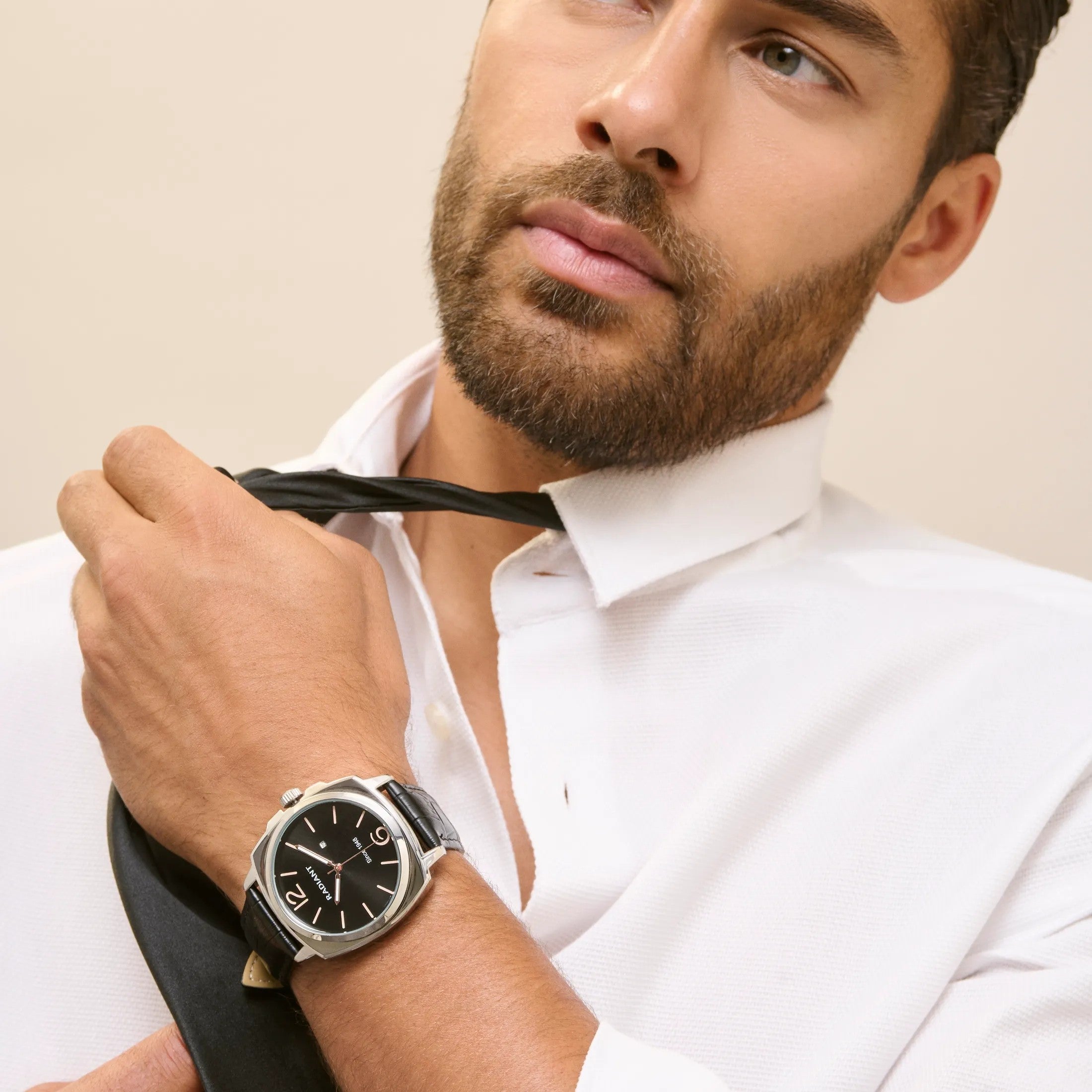 Relógio Radiant Homem Paul Newman Preto