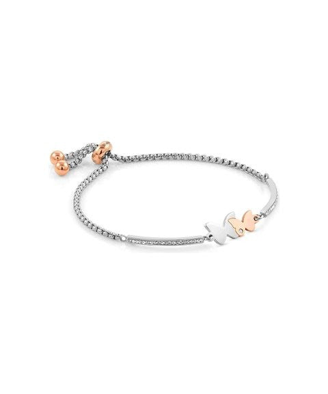 Pulseira Nomination Borboletas Duplas Dourado - Ana Joalheiros