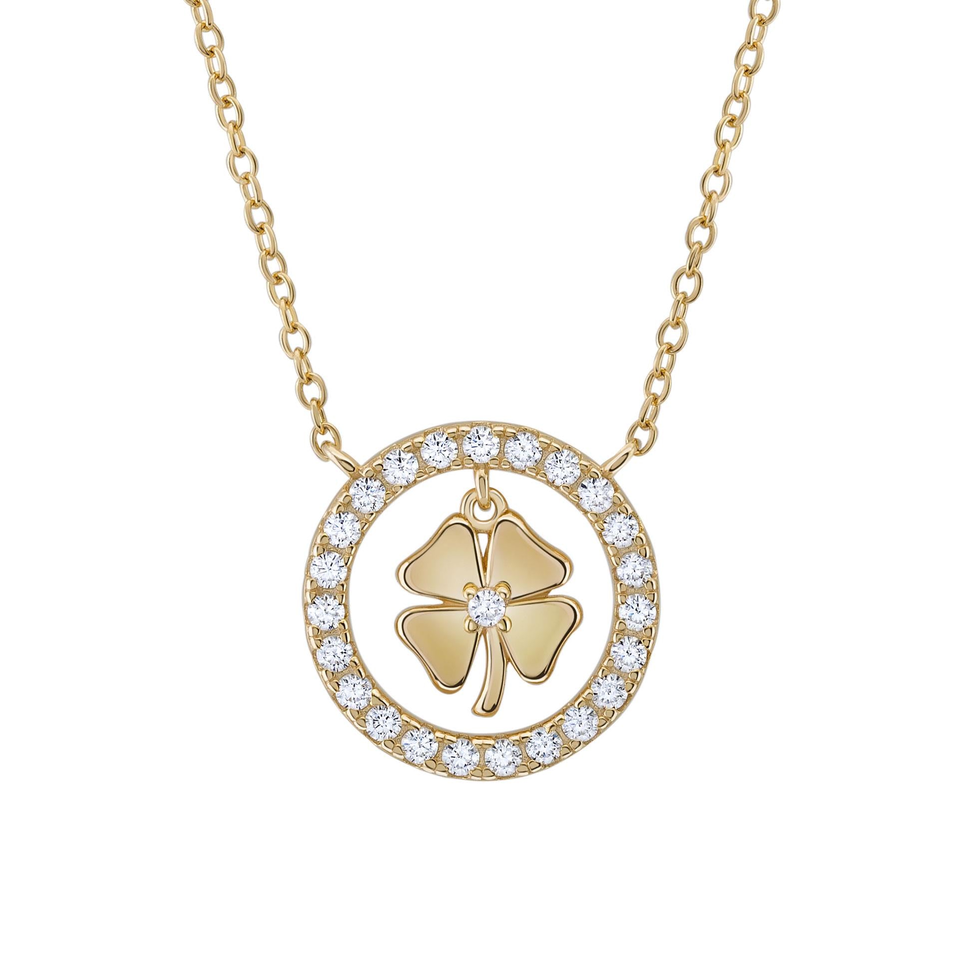 COLAR UNIKE MEANINGFUL CLOVER GOLD - Ana Joalheiros