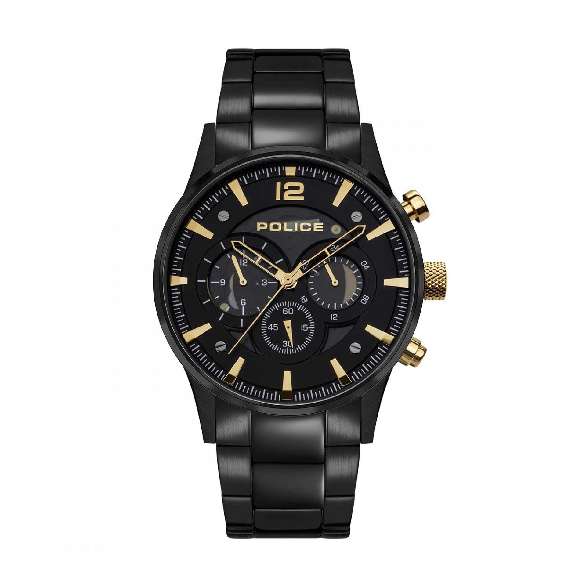 Black Police Driver Watch