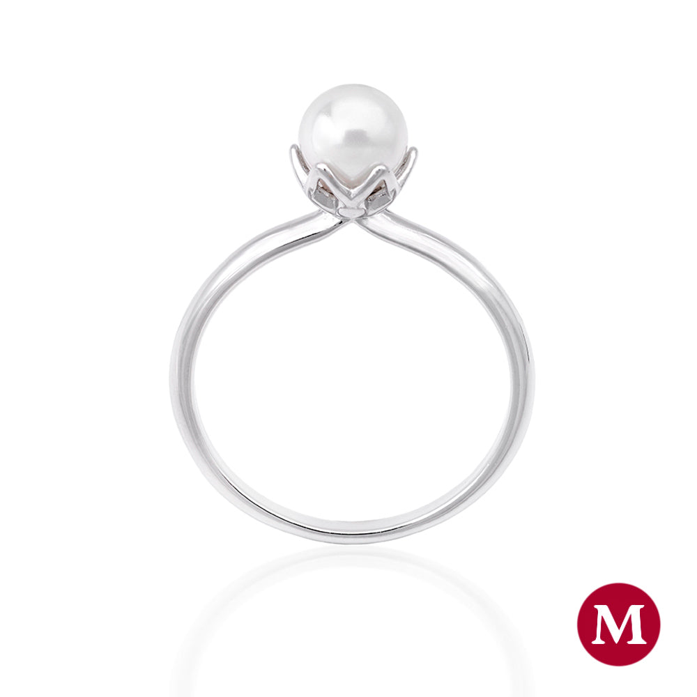Anel Majorica Giselle 6 mm - Ana Joalheiros
