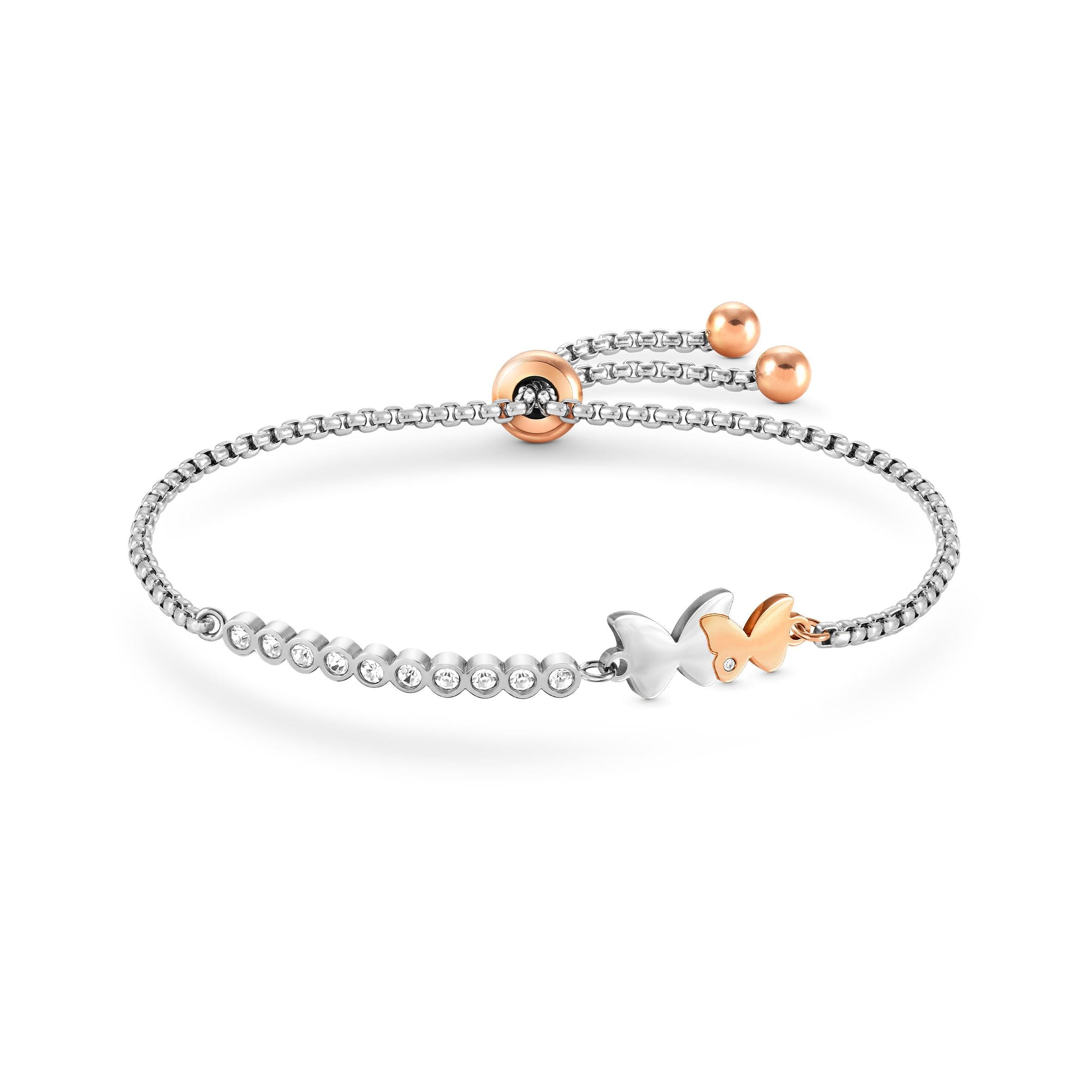 Pulseira Nomination Milleluci Borboletas – Aço