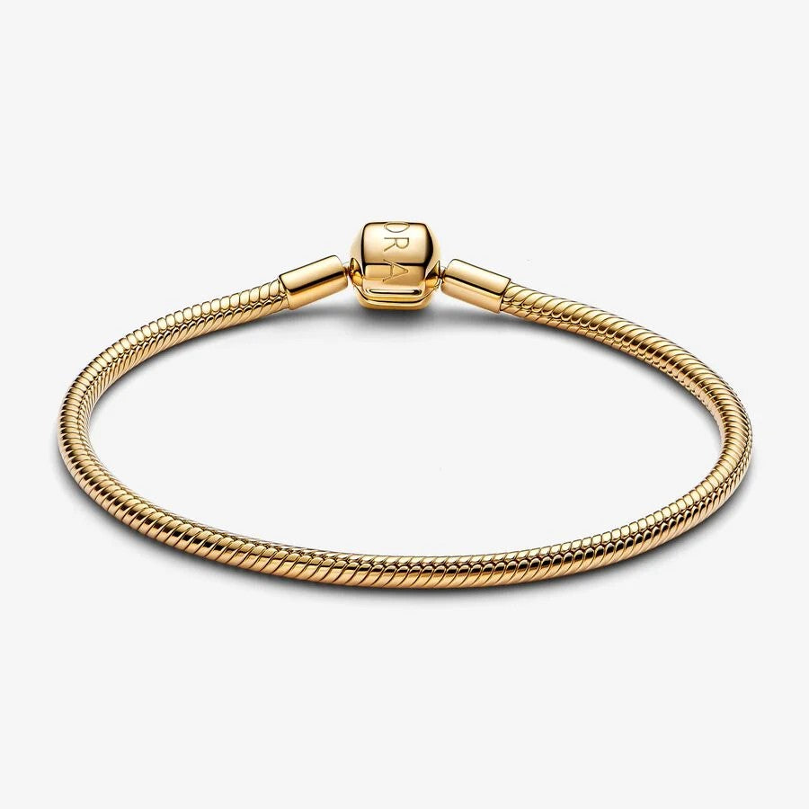 Pulseira Pandora Snake chain 14k gold-plated - Ana Joalheiros