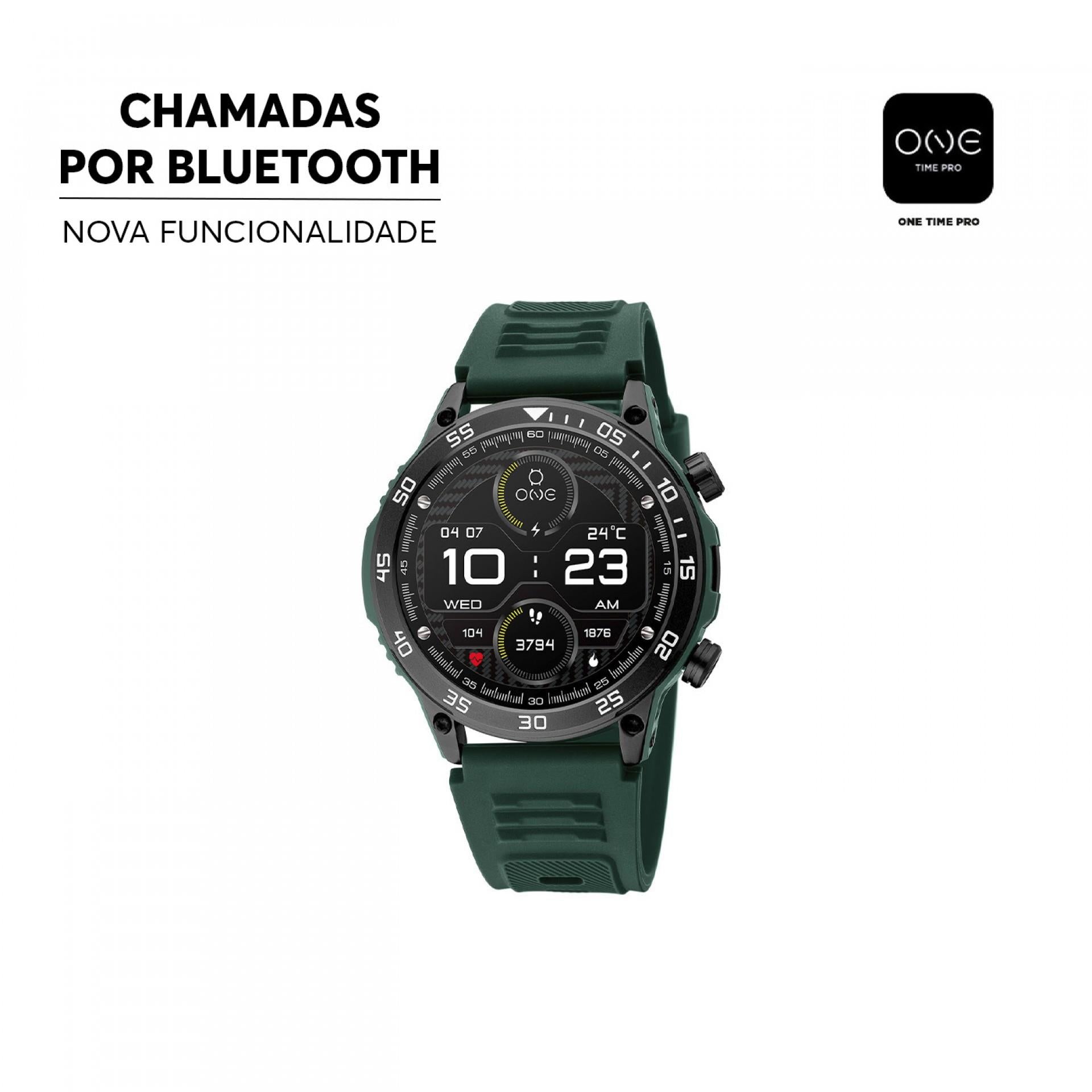 Smartwatch One Men SportyCall Green - Ana Joalheiros