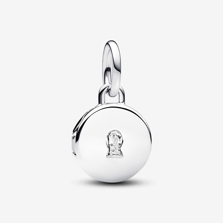 Charm Pandora Key hole engravable locket - Ana Joalheiros