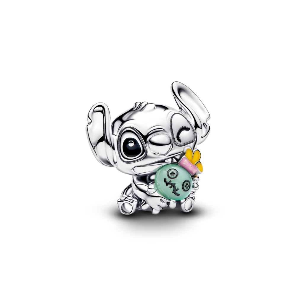 Conta Pandora Stitch e Scrump Disney