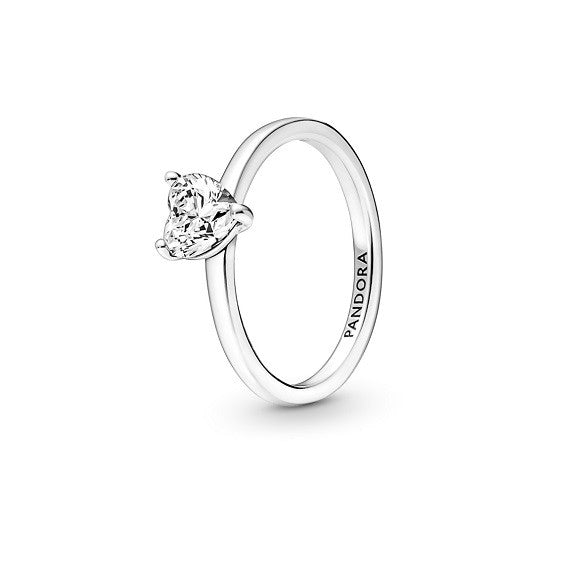Anel Pandora Solitario Coração - Ana Joalheiros