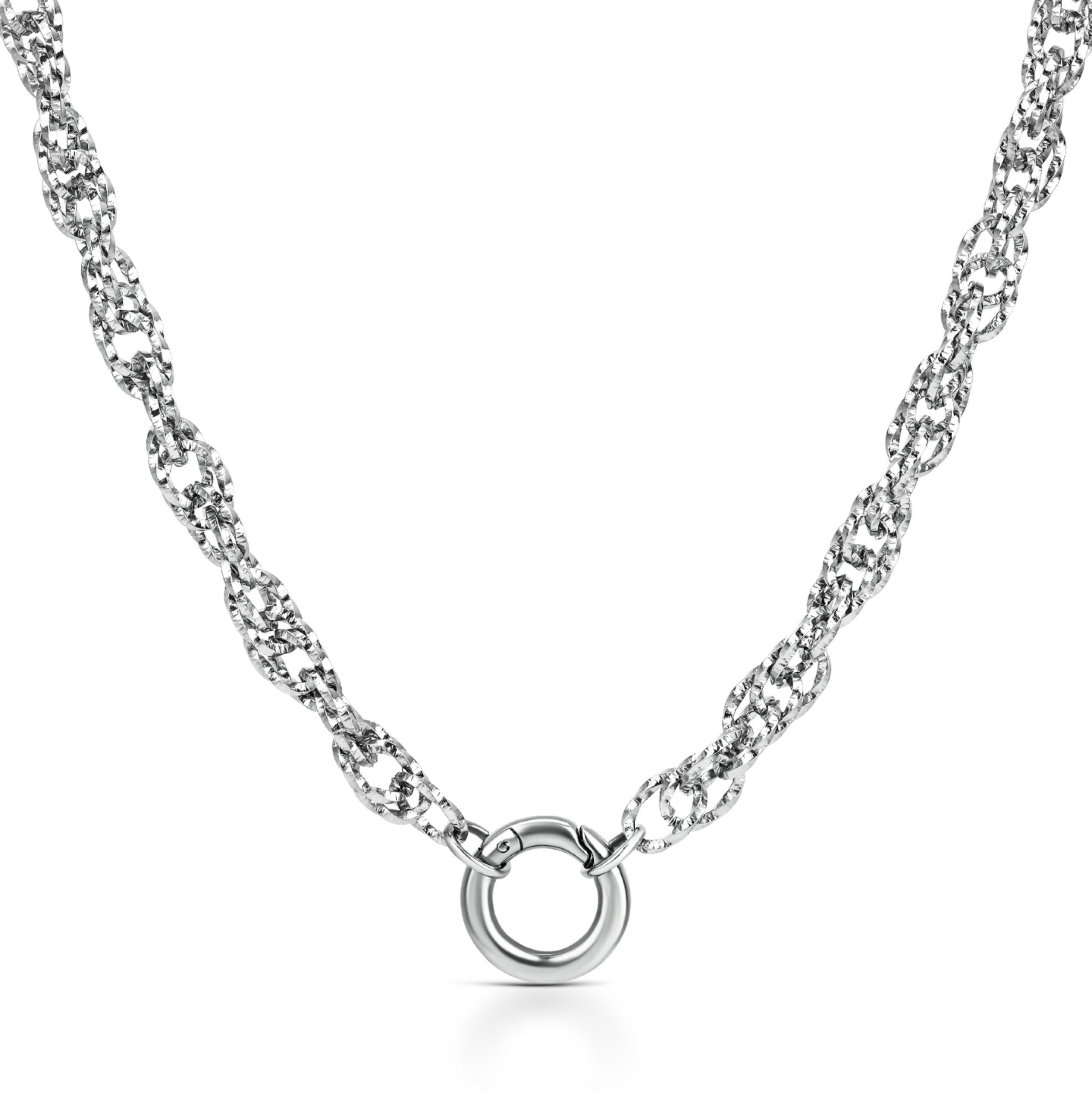 Colar One Energy Master Union Double Silver