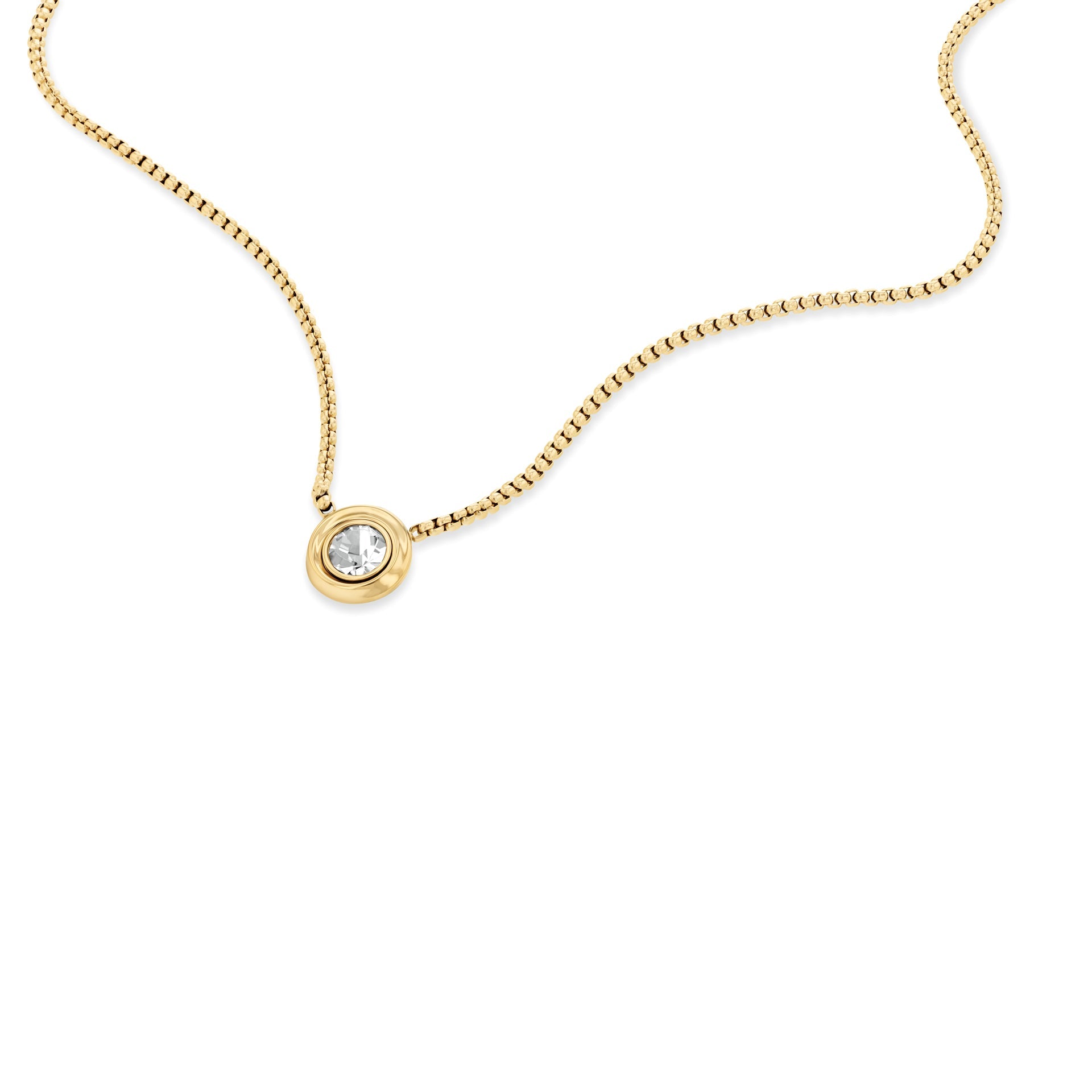 colar calvin klein TWISTED BEZEL