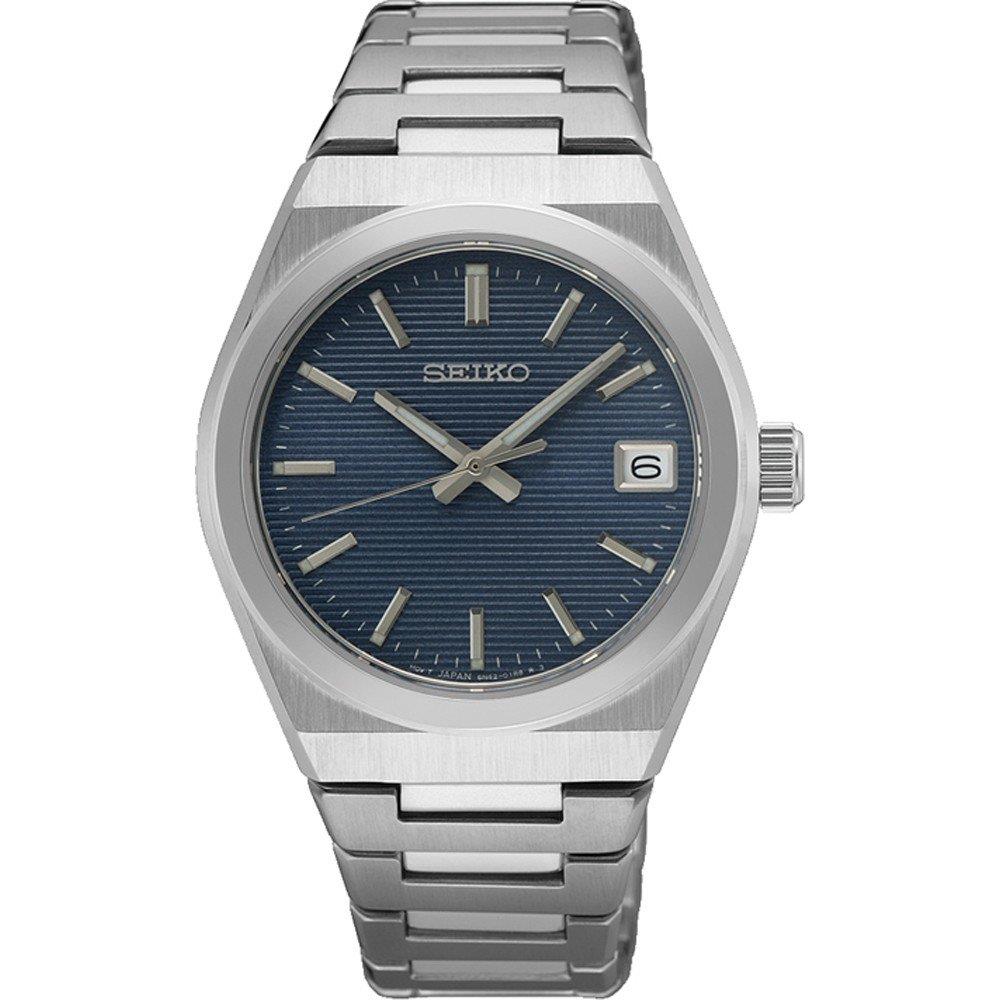 Relogio Seiko Essentials 34mm Mostrador Azul - Ana Joalheiros