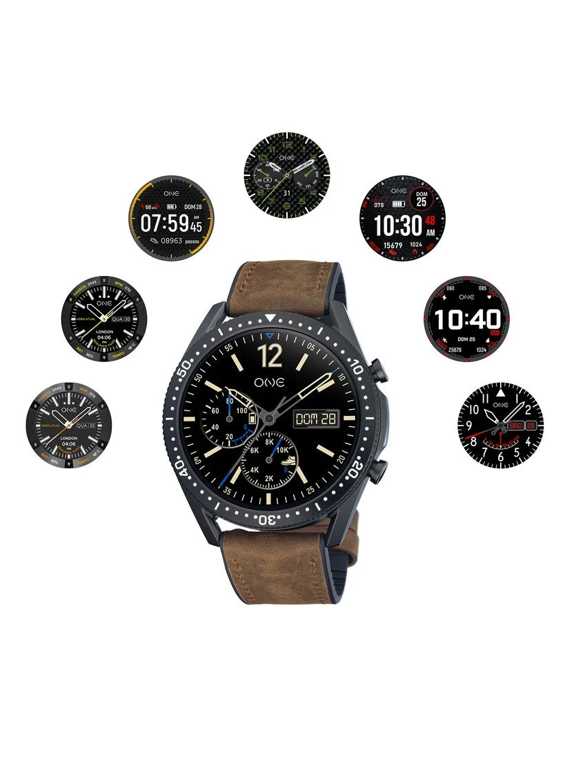 Smartwatch One Men Core Brown Leather