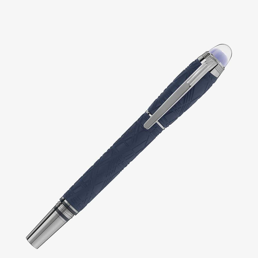 Montblanc Fountain Pen Starwalker M SpaceBlue Resin - Ana Joalheiros