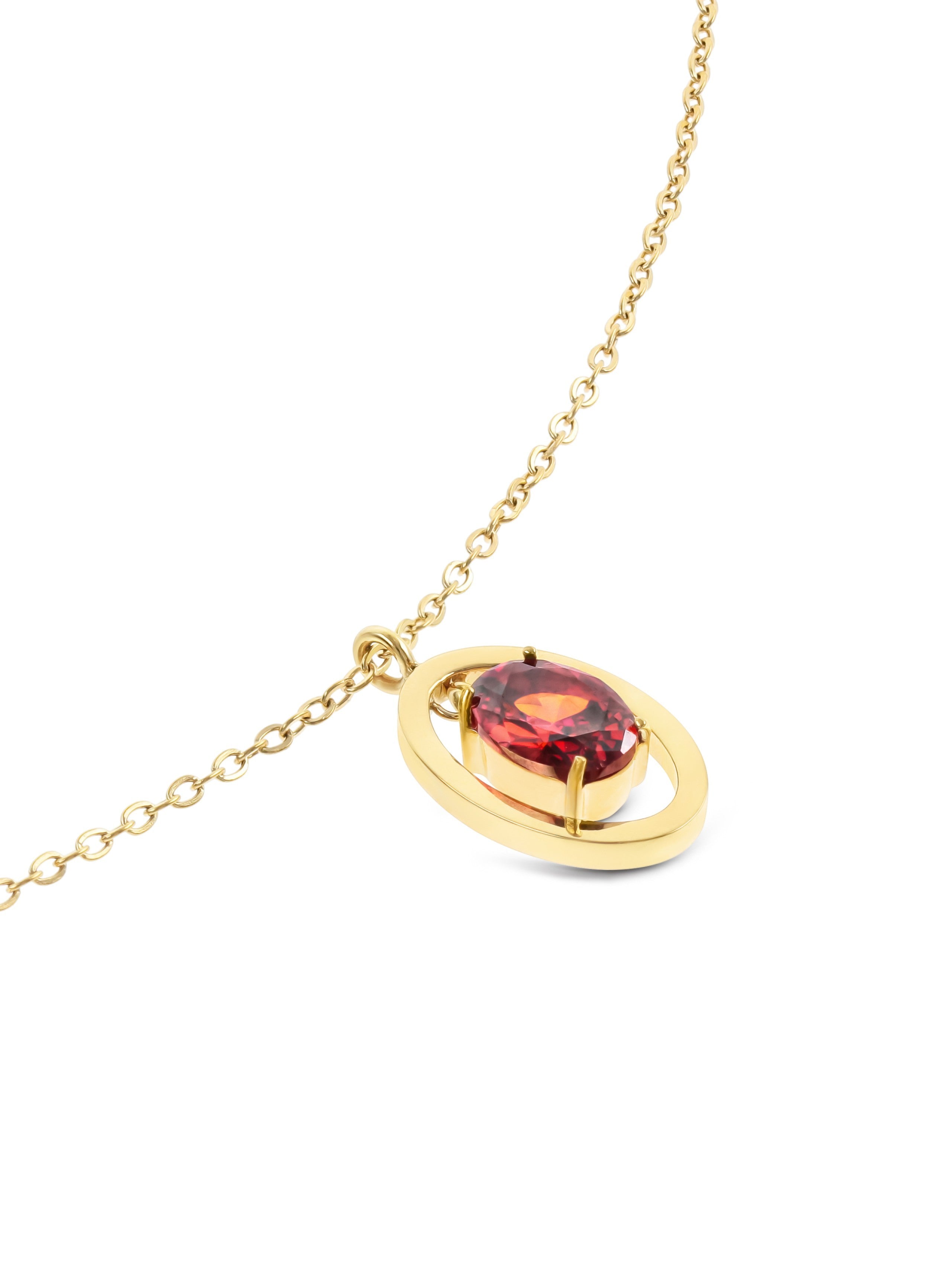 Colar One Birthstone Janeiro - Proteção