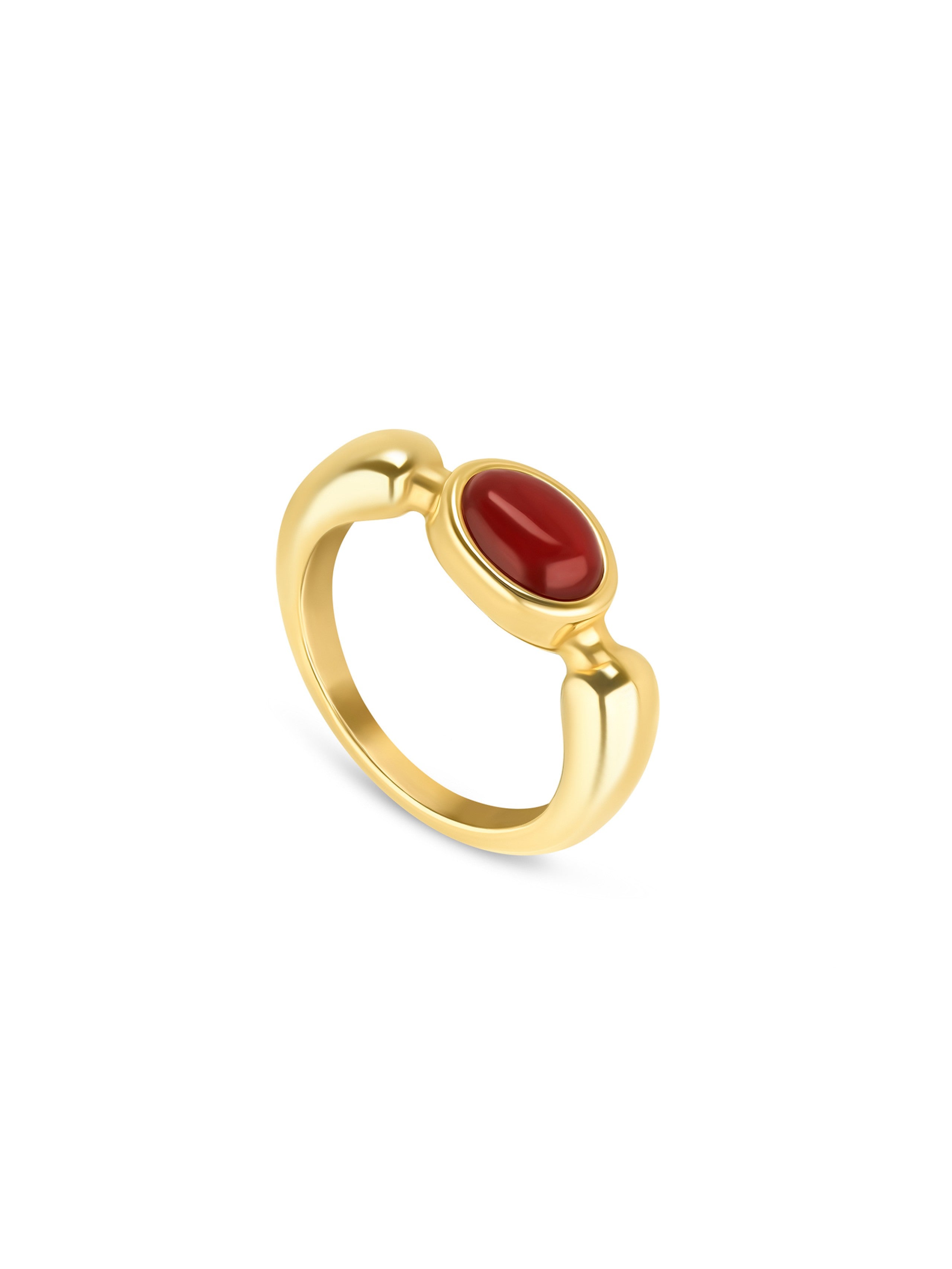 Anel One Senhora Red Flame Gold 6
