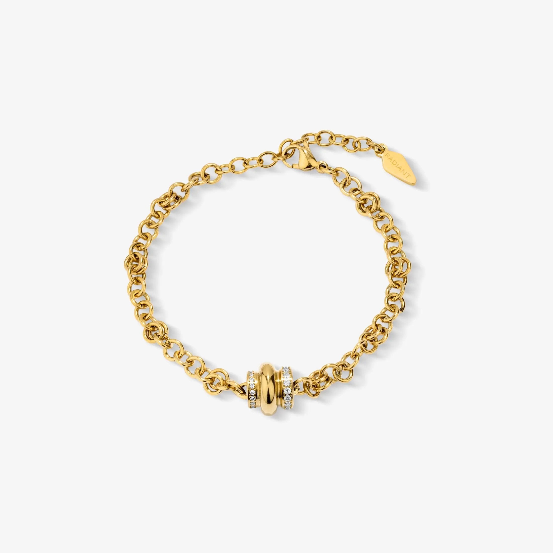 Pulseira Radiant By Jewels Mulher Frost Dourada