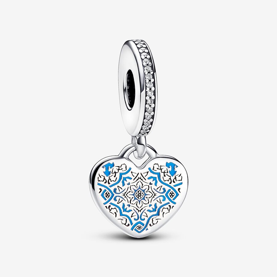 Charm Pandora Portuguese Heart - Ana Joalheiros