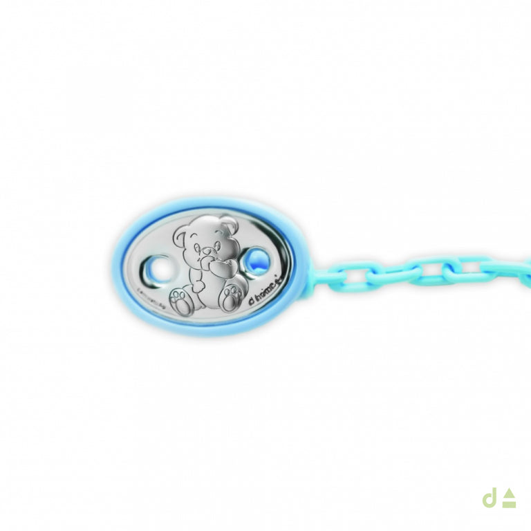 Mola Chupeta oval C/Urso Azul - Ana Joalheiros