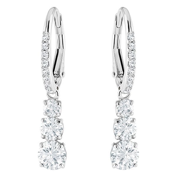 Brincos Swarovski Attract Trilogy Round - Ana Joalheiros