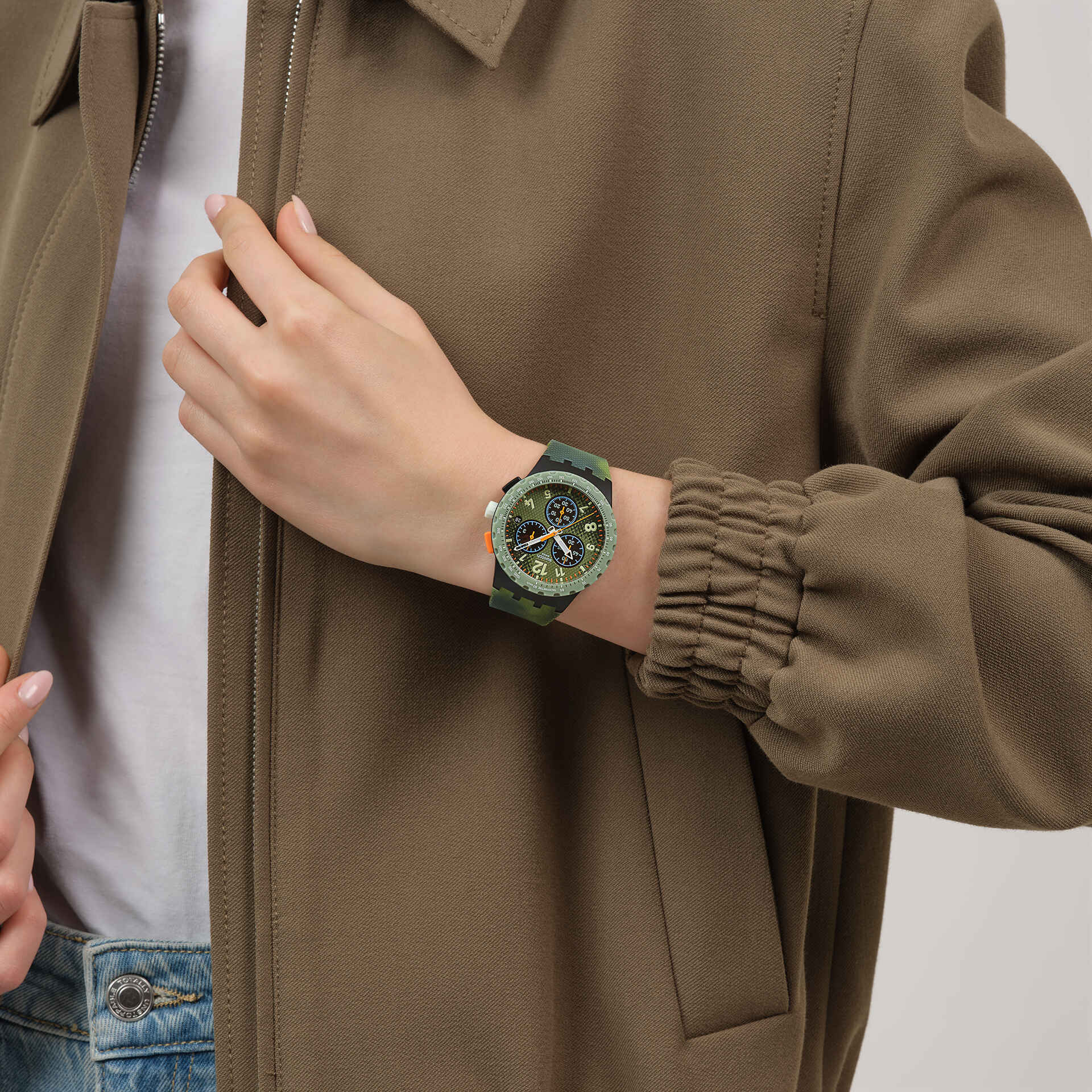 Relógio swatch MIDDAY CAMO