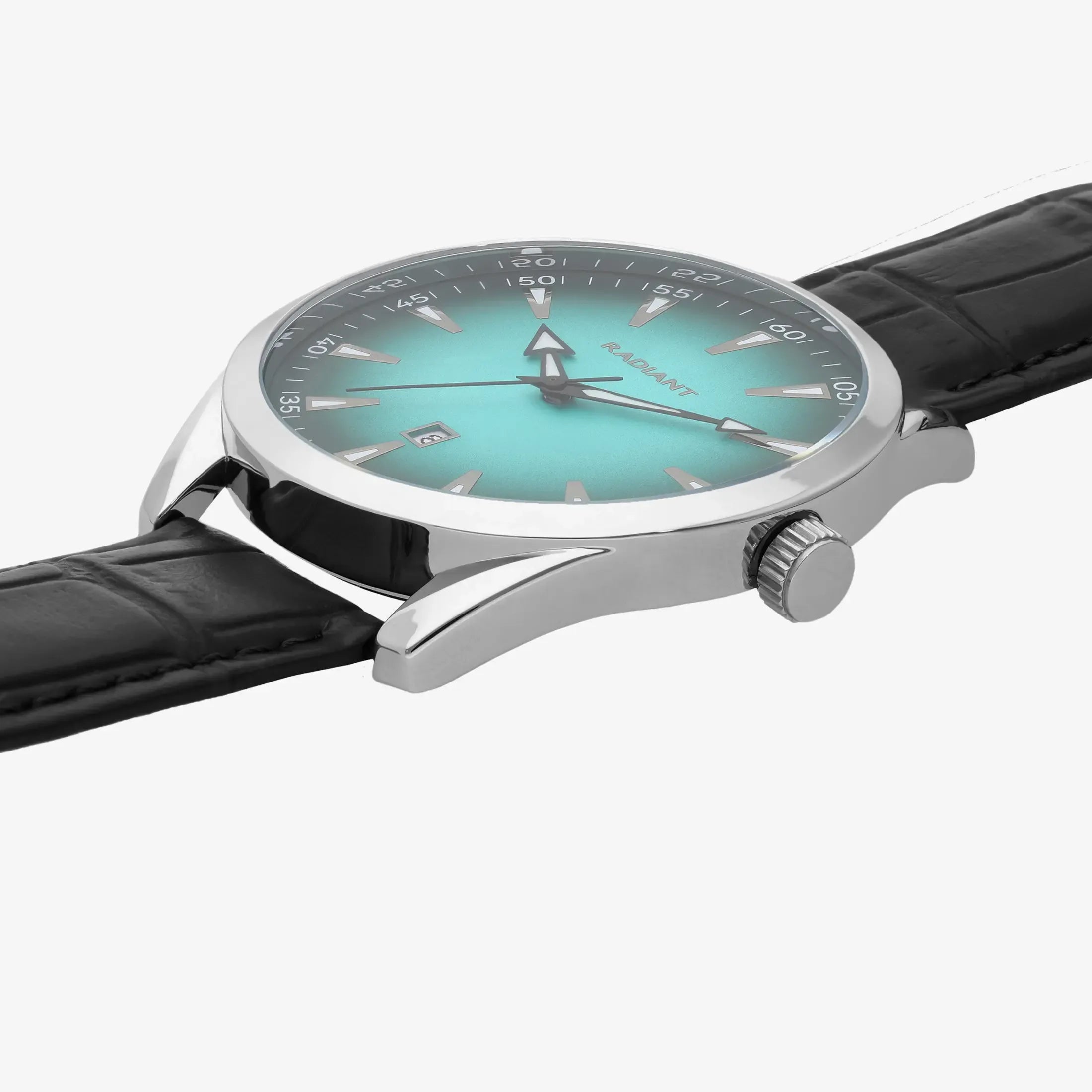 Relógio Radiant Ocean Code Turquesa/Preto