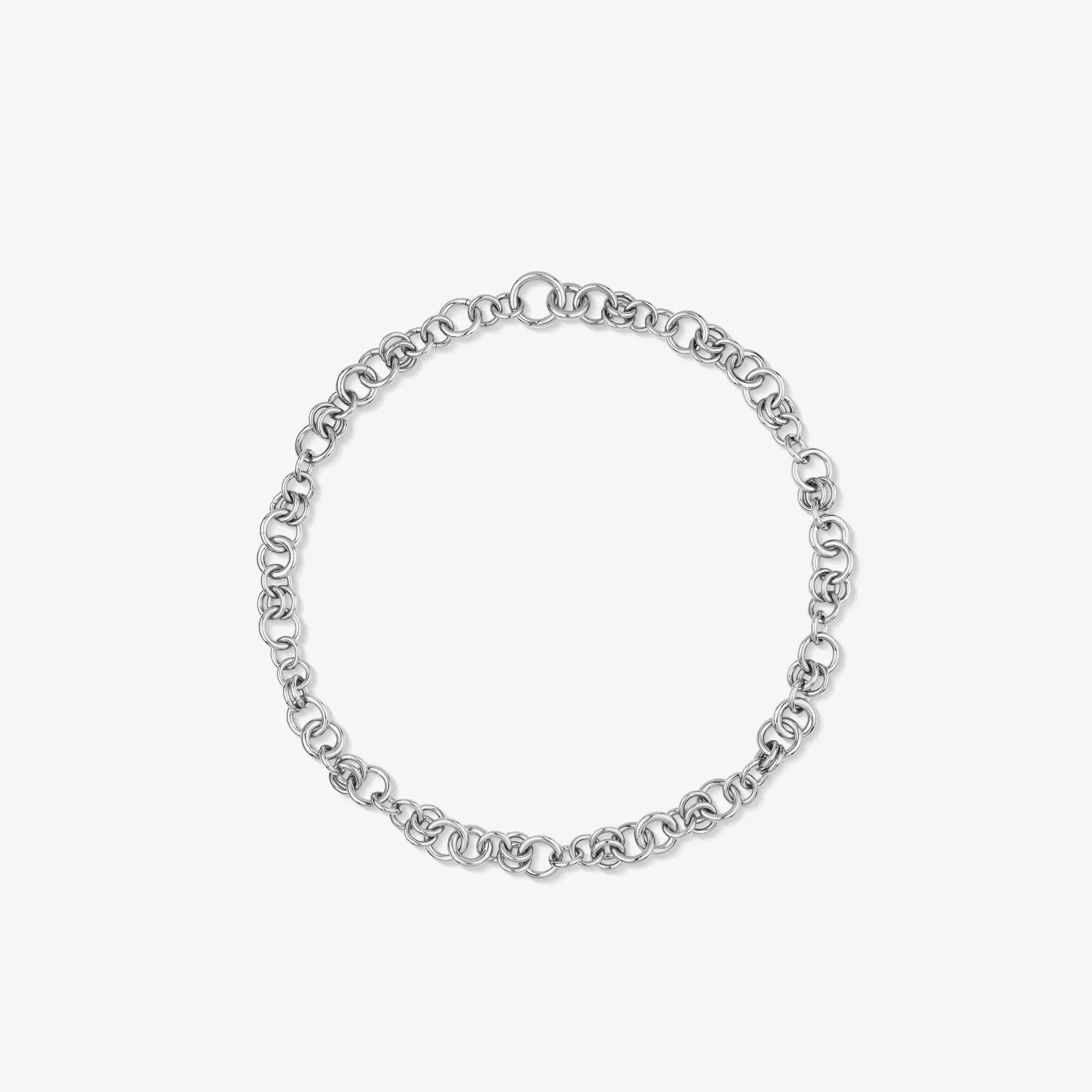 Colar Radiant by jewels Knots Elos Prateado