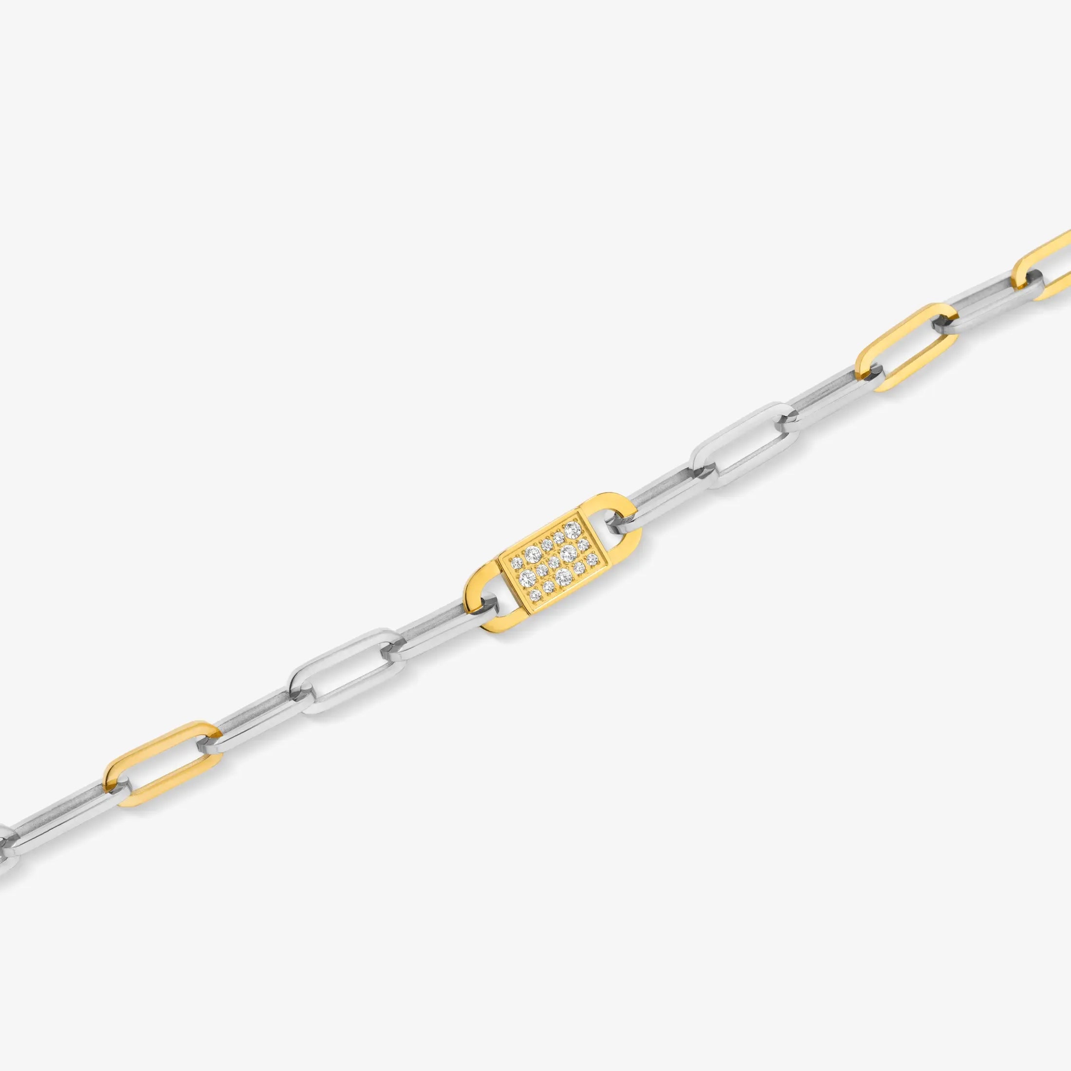 Colar Radiant By Jewels Mulher Iced Bicolor