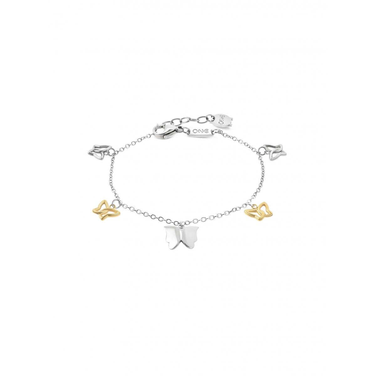 Pulseira One Senhora Butterfly Bicolor - Ana Joalheiros