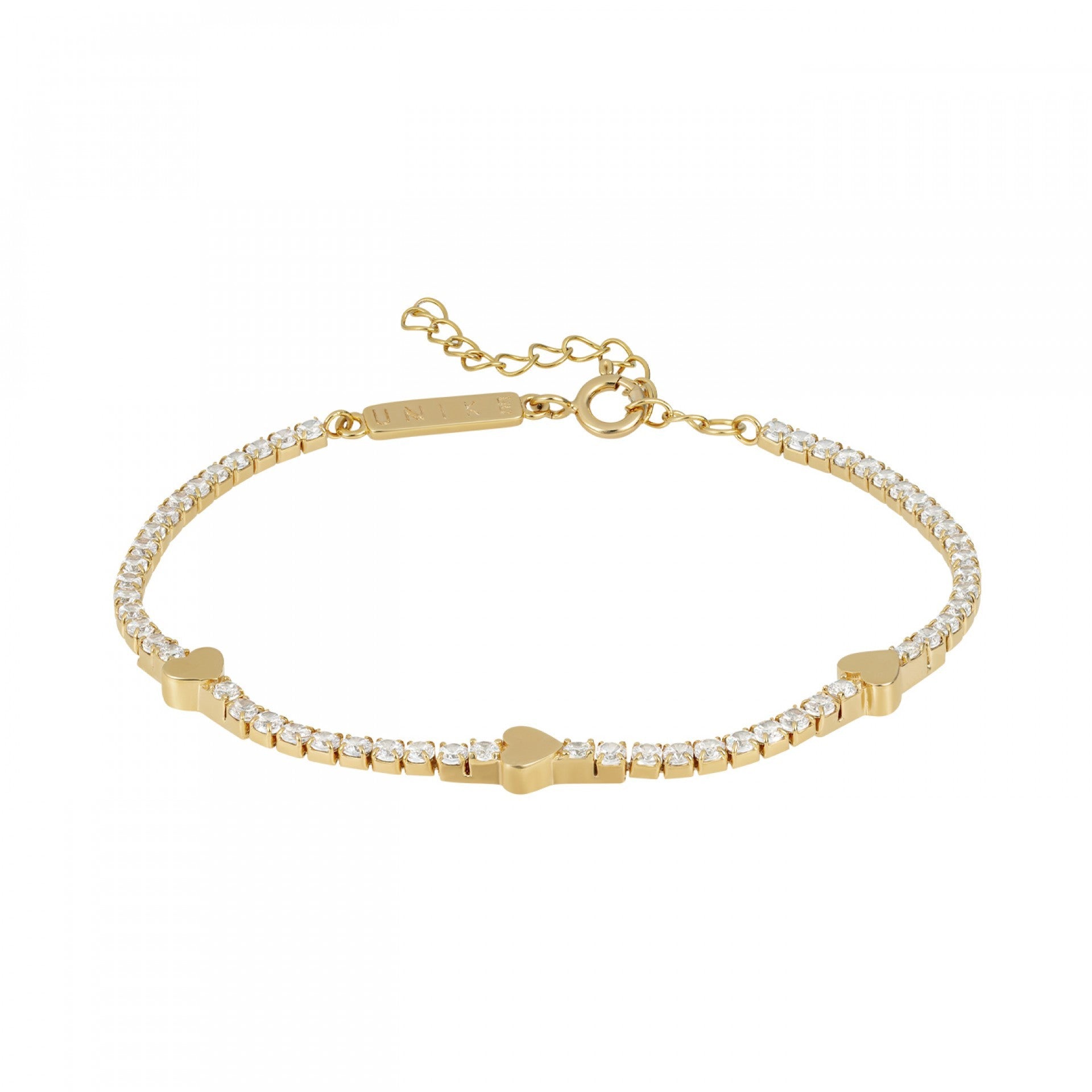 UNIKE HEARTS GOLDEN BRACELET
