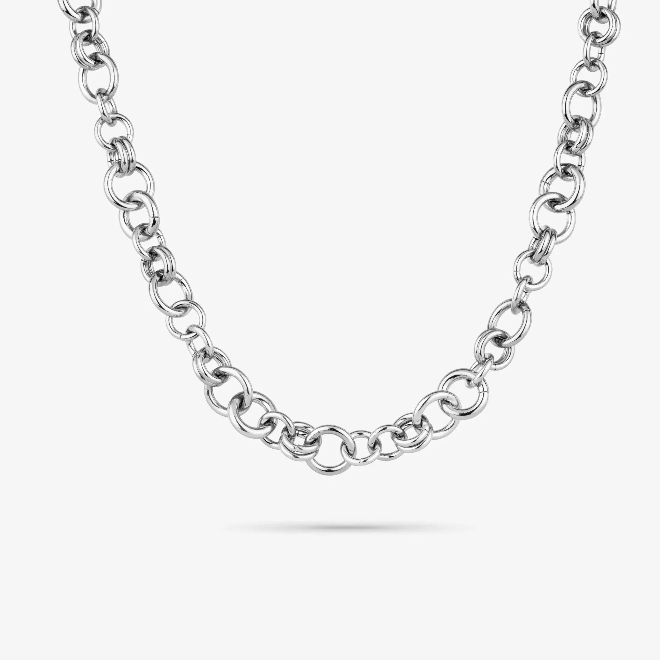 Colar Radiant by jewels Knots Elos Prateado