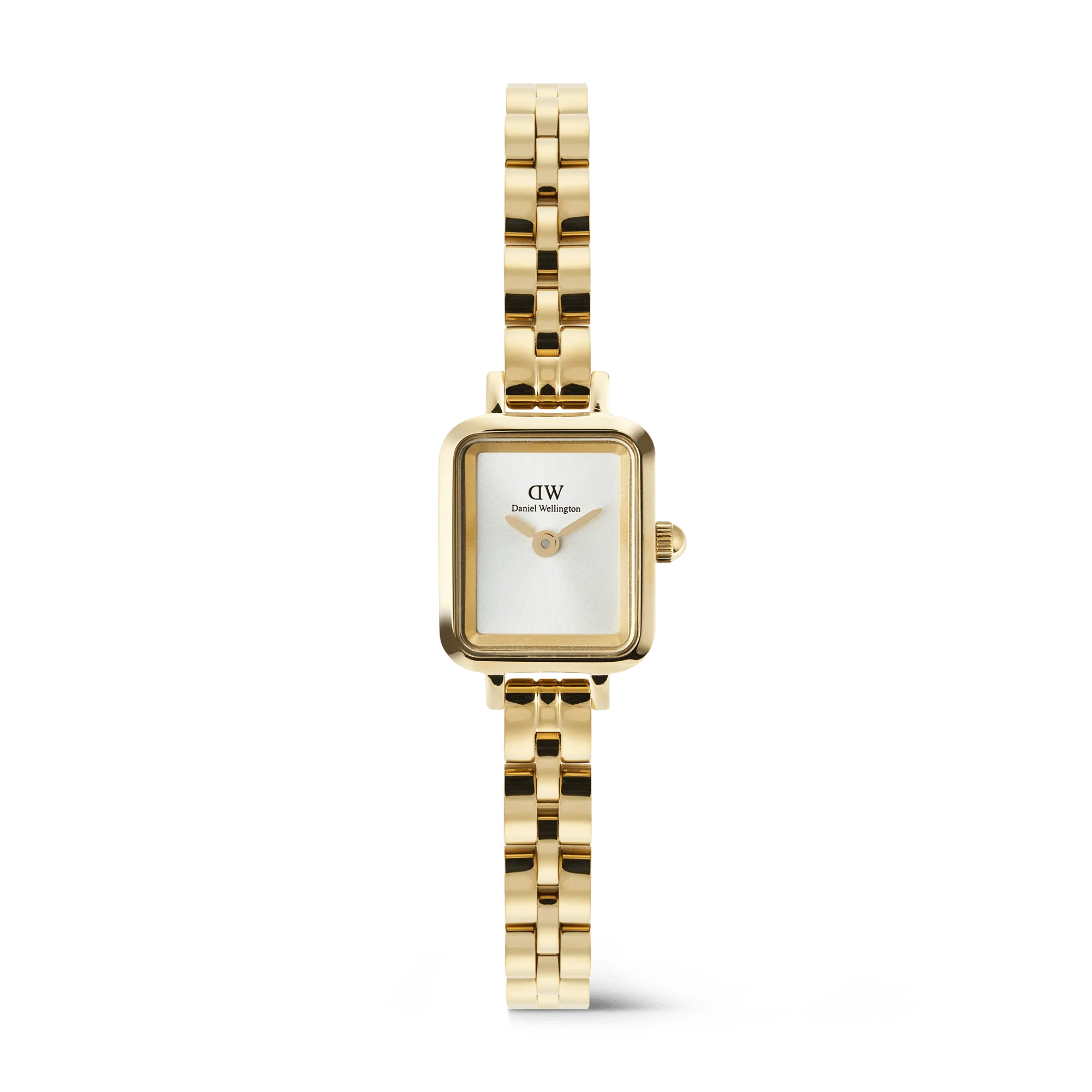 Relógio Daniel Wellington Quadro Mini Arch 3-link White Sun