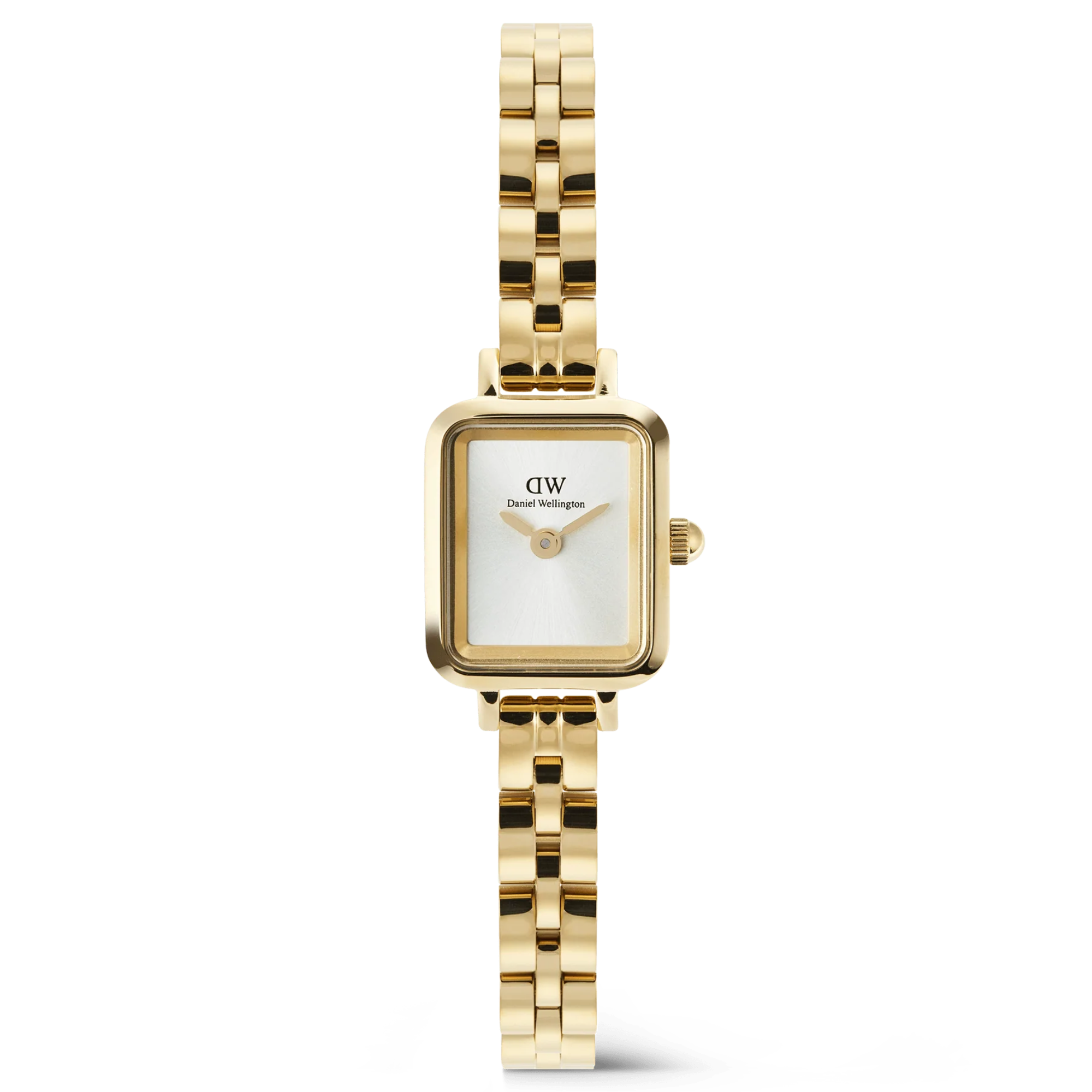 Relógio Daniel Wellington Quadro Mini Arch 3-link White Sun