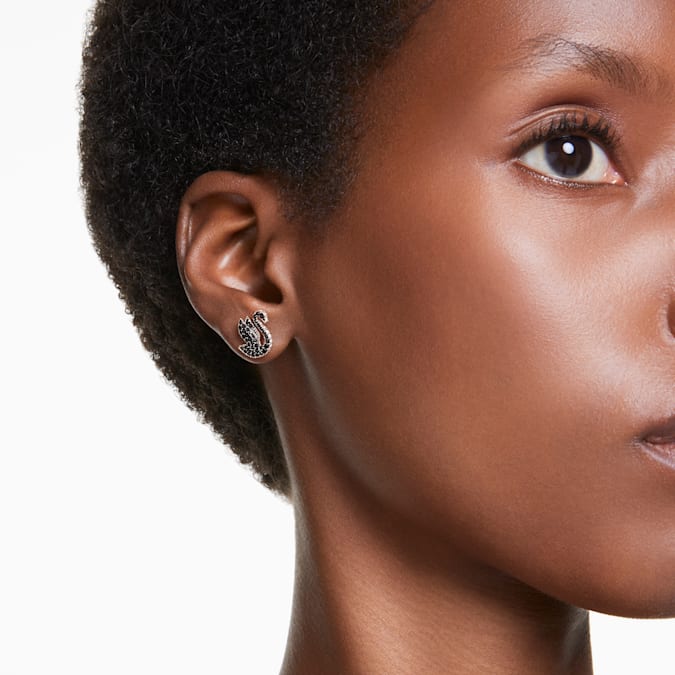 BRINCOS swarovski SWAN - Ana Joalheiros