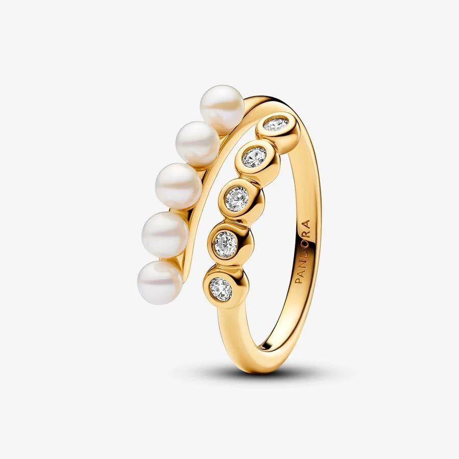 Anel Pandora 14k Gold-Plated - Ana Joalheiros