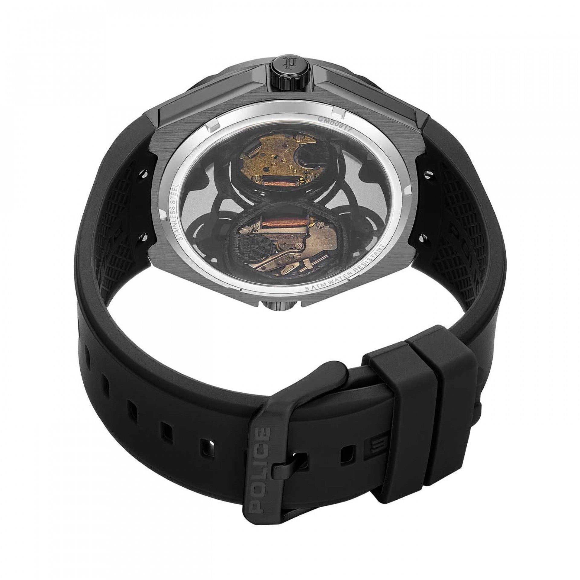 Black Police Scepter Watch