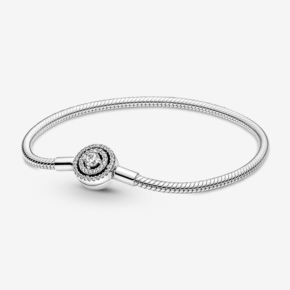 Pulseira Pandora Moments Halo Snake - Ana Joalheiros