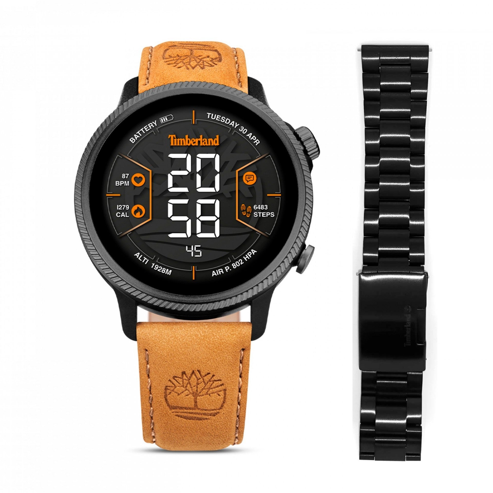 Smartwatch Timberland Gun With Wheat - Ana Joalheiros