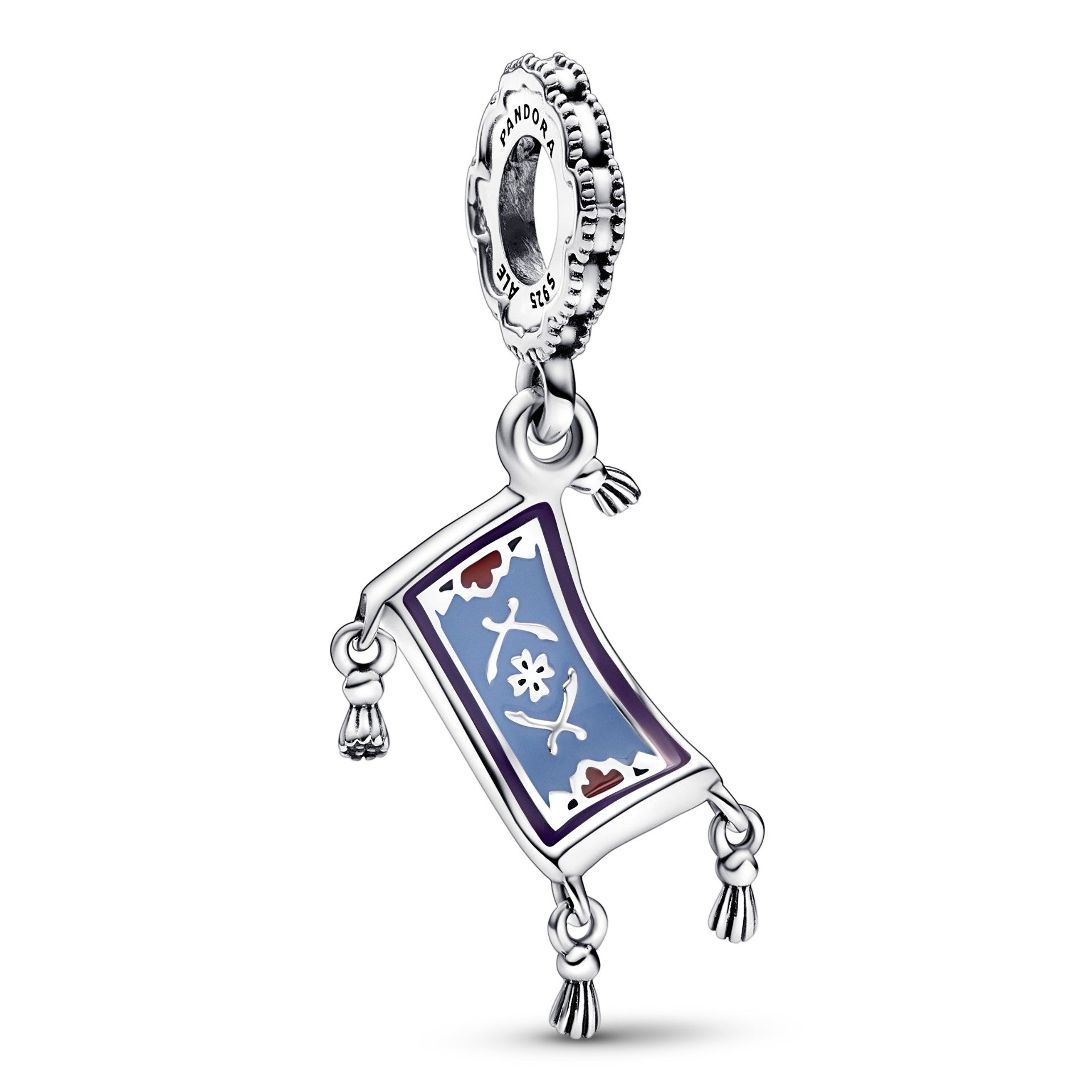 Charm Pandora Disney Aladdin Magic Carpet sterling silver dangle - Ana Joalheiros