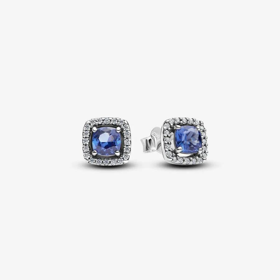 Brincos Pandora Sterling Cornflower - Ana Joalheiros